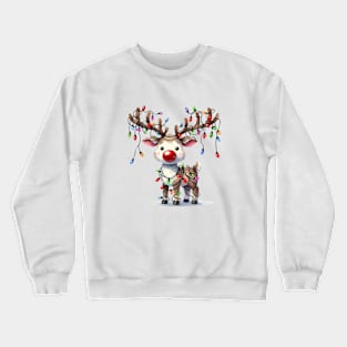 Festive Reindeer Crewneck Sweatshirt